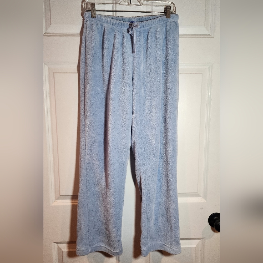 Pine Cone Hill Light Blue Plush Pajama Pants XS